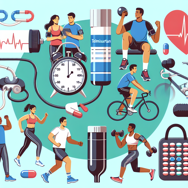 Telmisartan effects on hypertension in active individuals