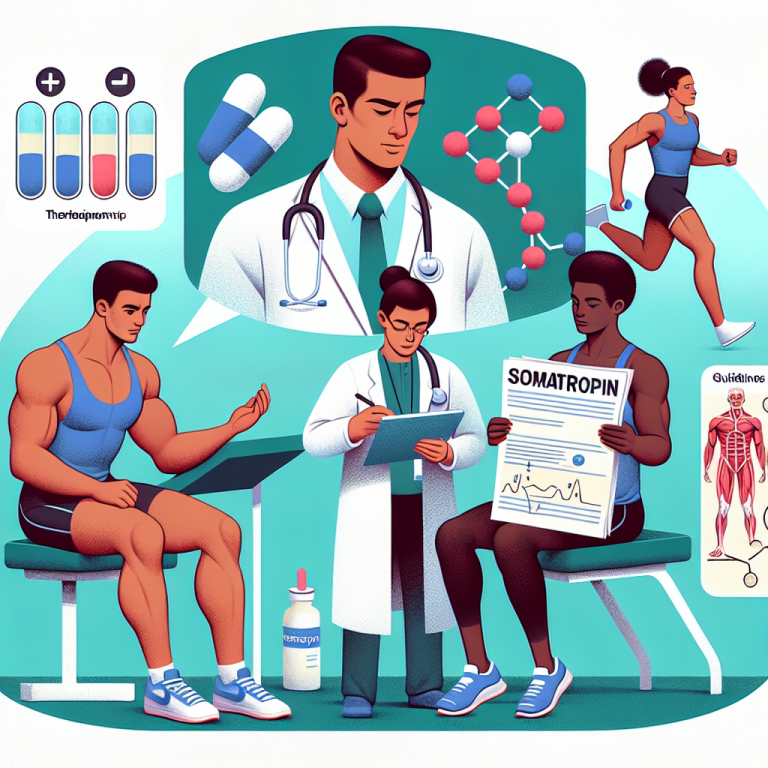 Therapeutic use of somatropin in professional athletes