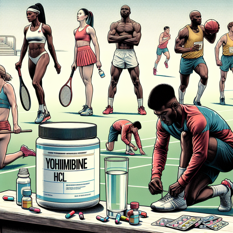 Utilizing yohimbine hcl to enhance sports performance