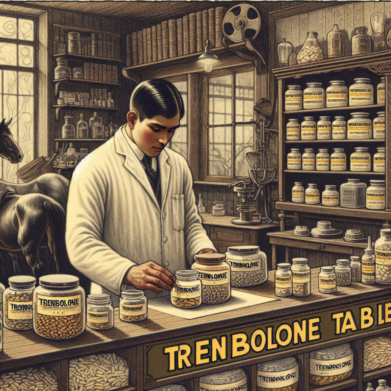 Veterinary origins of trenbolone compresse